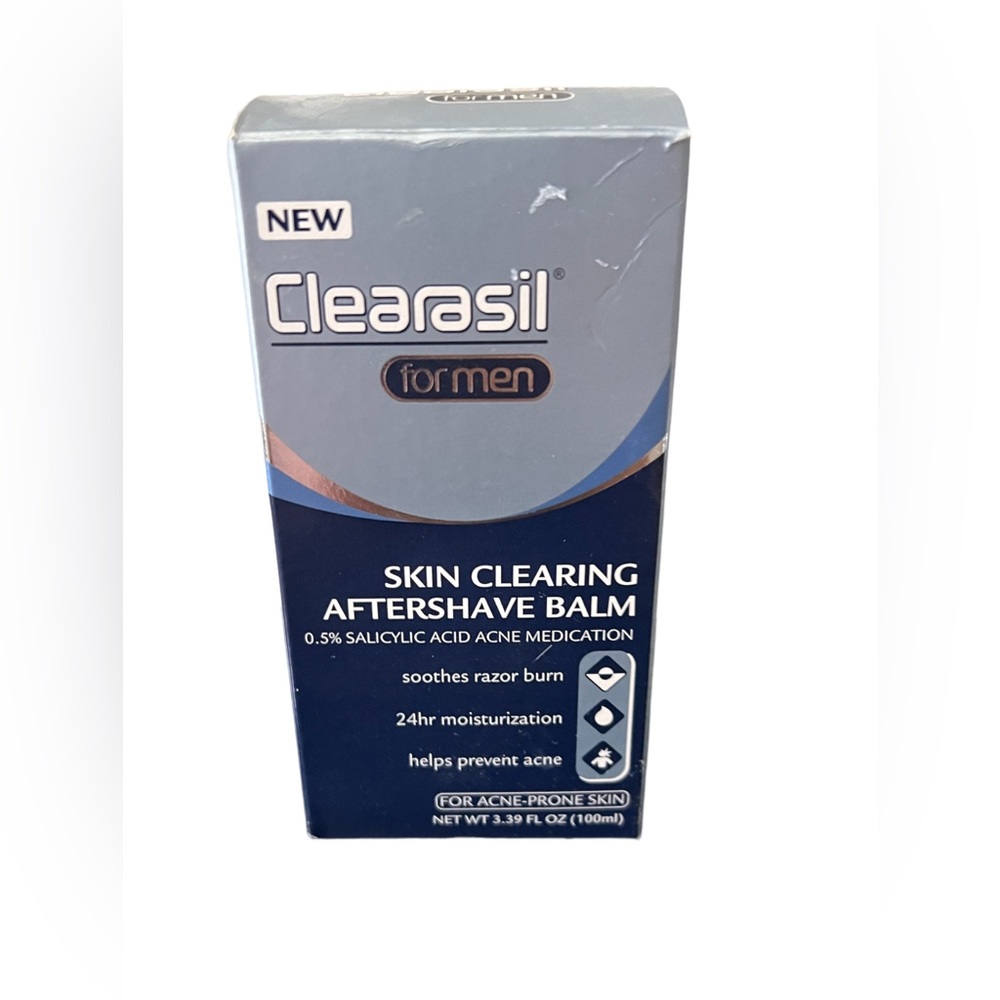 Clearasil for Men Skin Clearing Aftershave Balm 3.39 fl oz Exp 2006 New